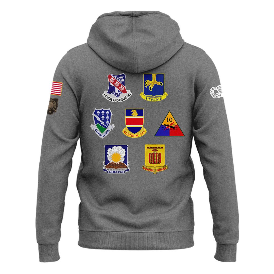 101st Airborne Bastogne Zip Hoodie - Famjoys 101st Airborne Bastogne Zip Hoodie - Famjoys