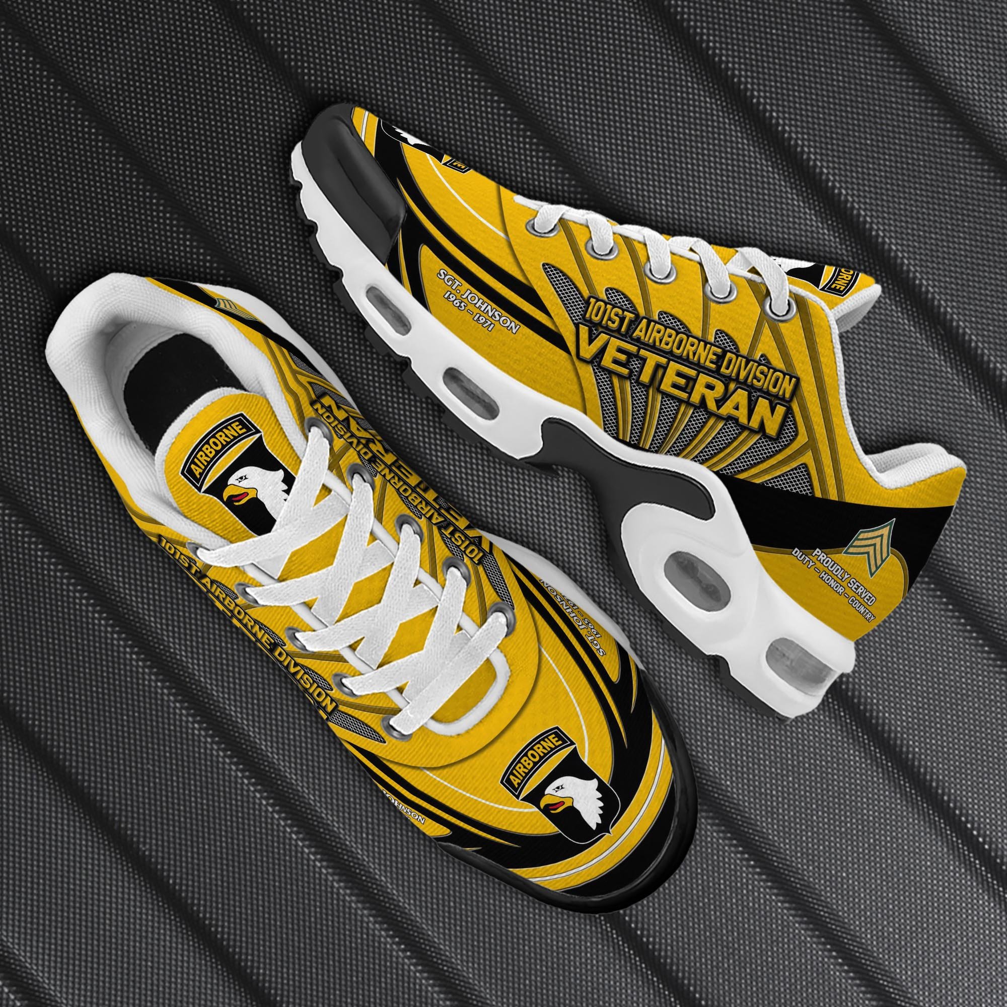 1St Airborne Division TN Shoes Custom Name, Rank And Year, Military Shoes - Famjoys 1St Airborne Division TN Shoes Custom Name, Rank And Year, Military Shoes - Famjoys