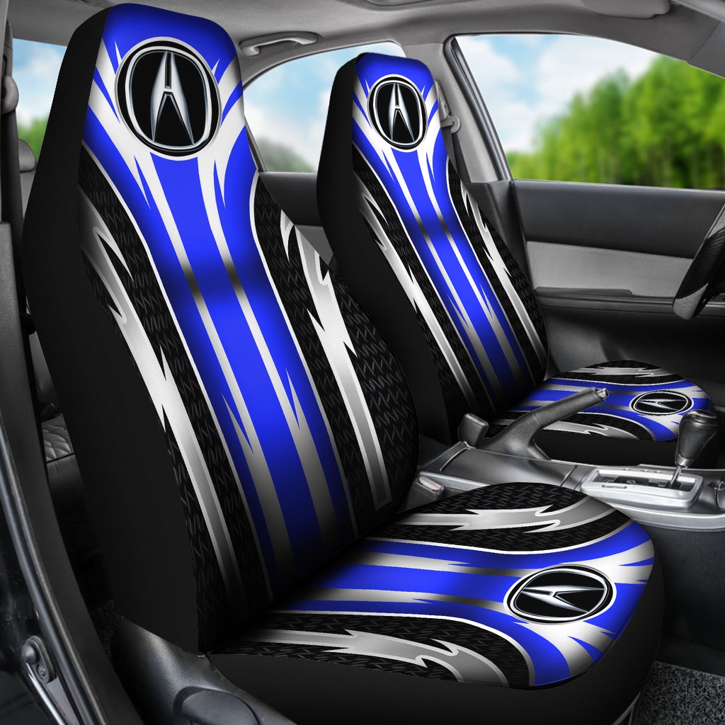 2 Front Acura Seat Covers Blue - Famjoys 2 Front Acura Seat Covers Blue - Famjoys