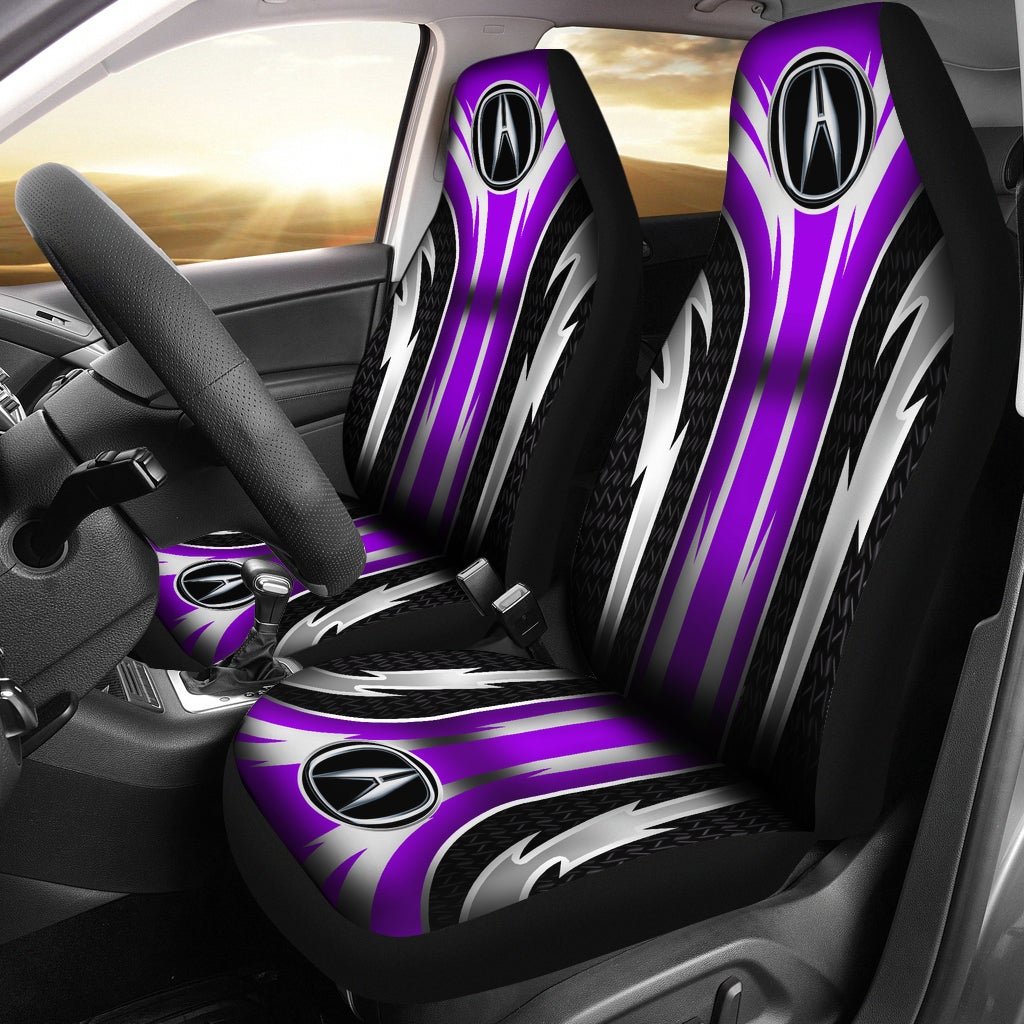 2 Front Acura Seat Covers Purple - Famjoys 2 Front Acura Seat Covers Purple - Famjoys
