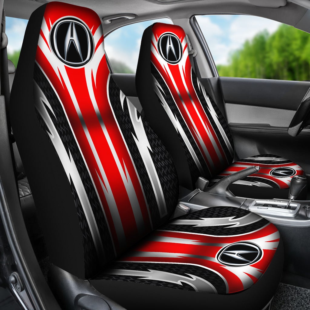 2 Front Acura Seat Covers Red - Famjoys 2 Front Acura Seat Covers Red - Famjoys