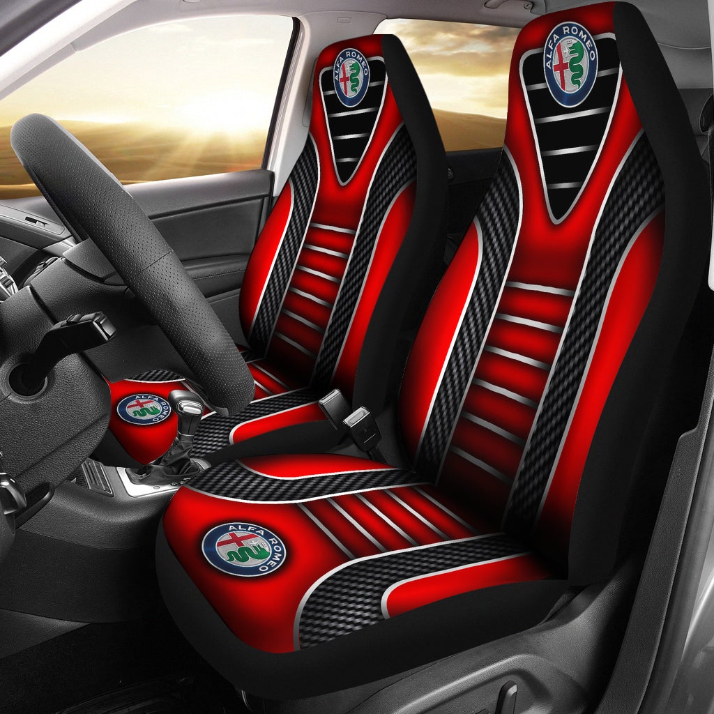 2 Front Alfa Romeo Seat Covers - Famjoys 2 Front Alfa Romeo Seat Covers - Famjoys