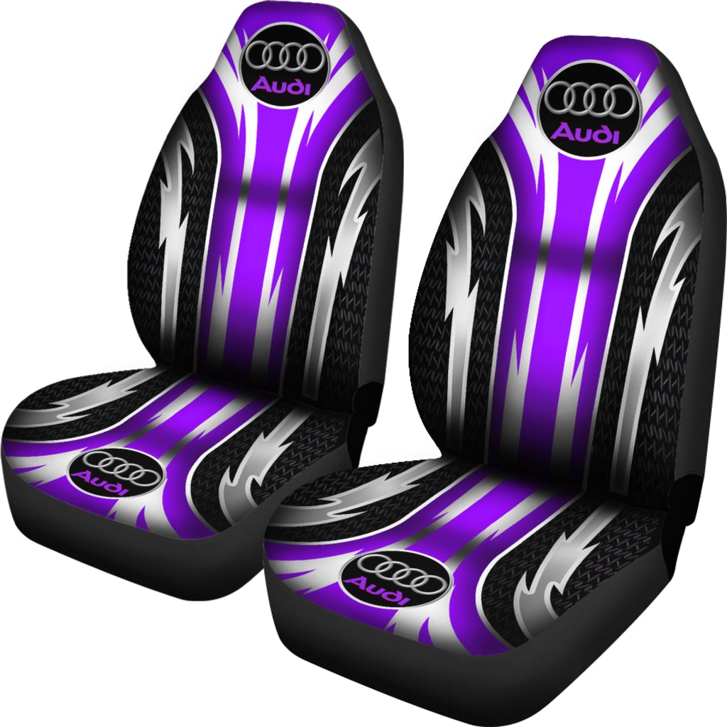 2 Front Audi Seat Covers Purple - Famjoys 2 Front Audi Seat Covers Purple - Famjoys