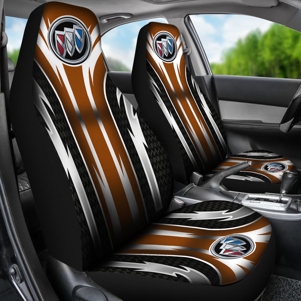 2 Front Buick Seat Covers Brown - Famjoys 2 Front Buick Seat Covers Brown - Famjoys
