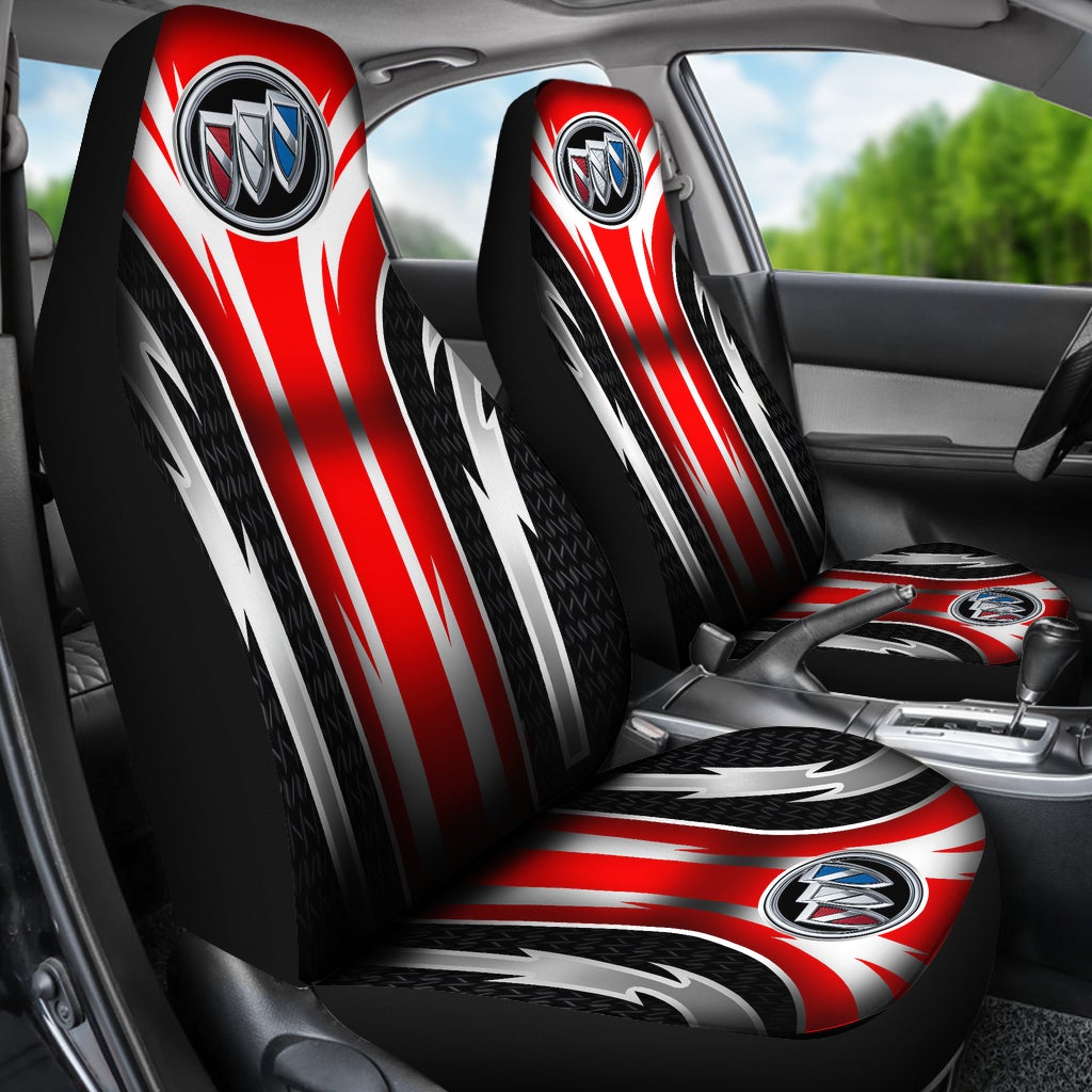 2 Front Buick Seat Covers Red - Famjoys 2 Front Buick Seat Covers Red - Famjoys