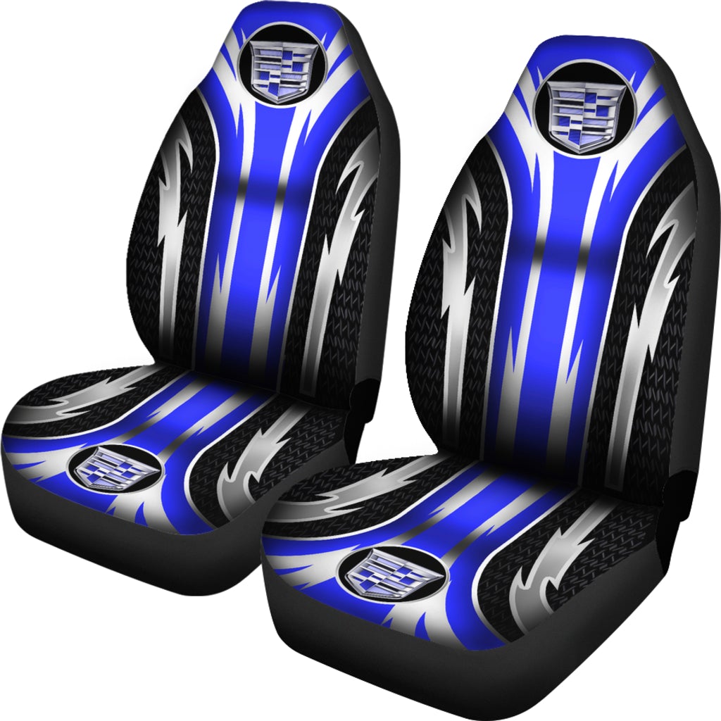 2 Front Cadillac Seat Covers Blue - Famjoys 2 Front Cadillac Seat Covers Blue - Famjoys