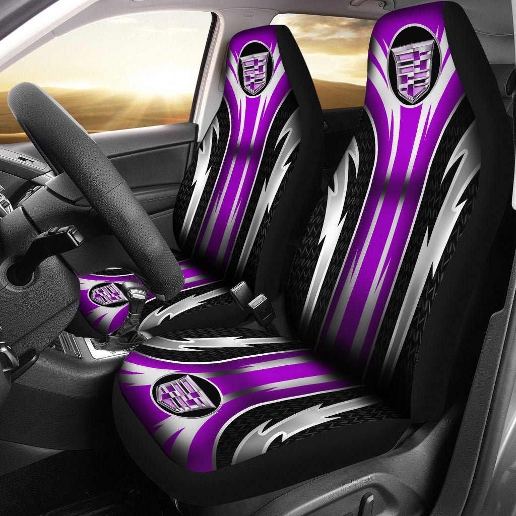 2 Front Cadillac Seat Covers Purple - Famjoys 2 Front Cadillac Seat Covers Purple - Famjoys