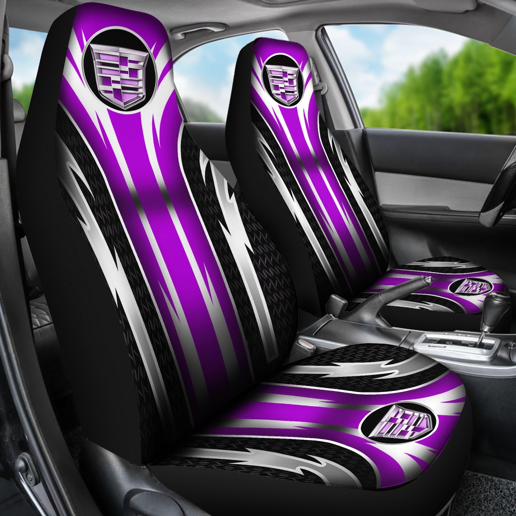 2 Front Cadillac Seat Covers Purple - Famjoys 2 Front Cadillac Seat Covers Purple - Famjoys