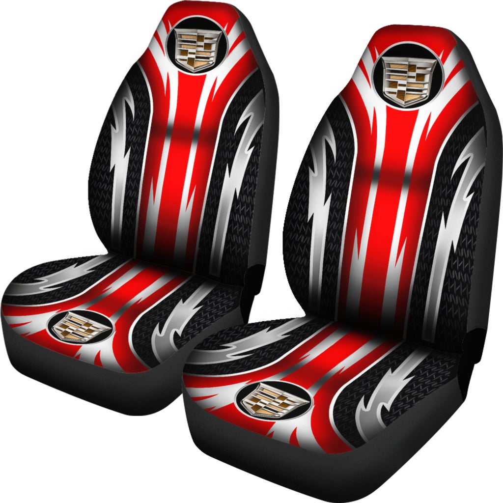 2 Front Cadillac Seat Covers Red - Famjoys 2 Front Cadillac Seat Covers Red - Famjoys