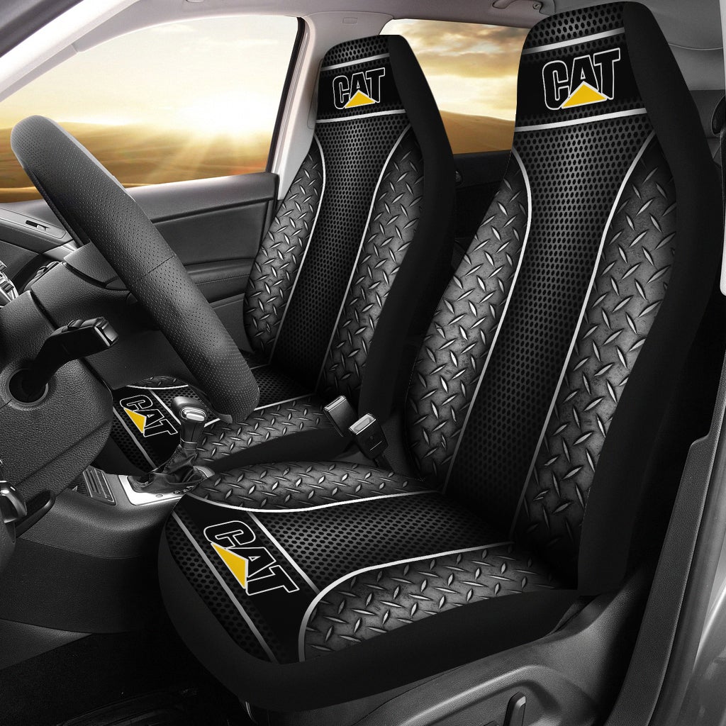 2 Front Caterpillar Seat Covers