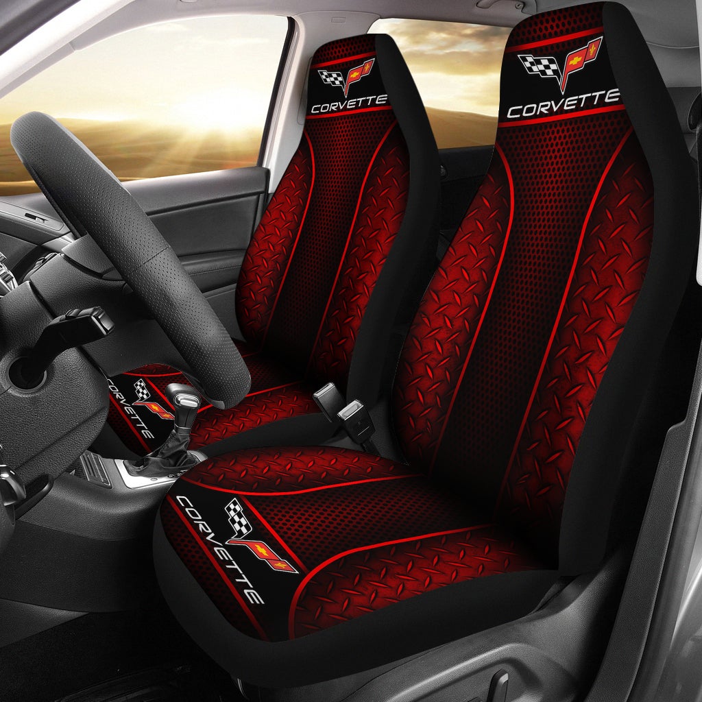 2 Front Corvette C6 Seat Covers - Famjoys 2 Front Corvette C6 Seat Covers - Famjoys