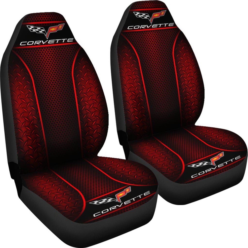 2 Front Corvette C6 Seat Covers - Famjoys 2 Front Corvette C6 Seat Covers - Famjoys