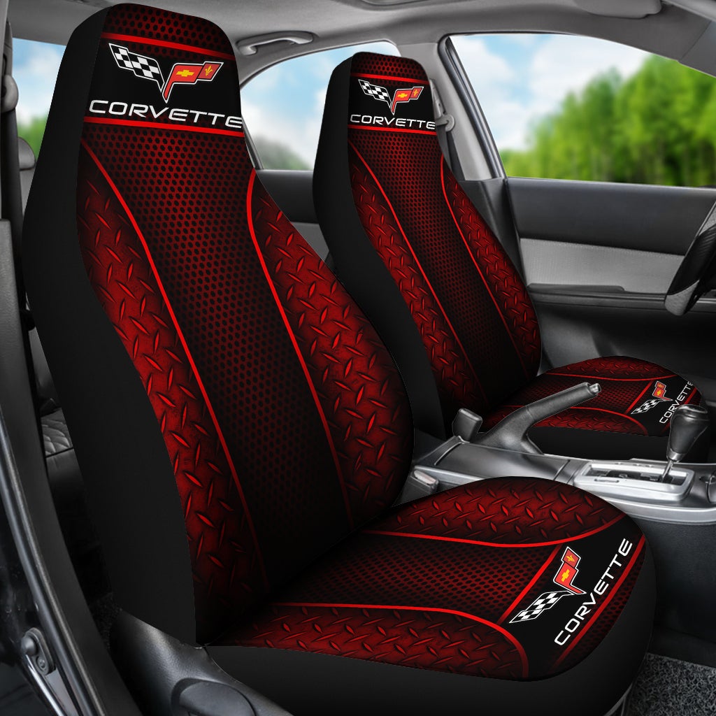 2 Front Corvette C6 Seat Covers - Famjoys 2 Front Corvette C6 Seat Covers - Famjoys