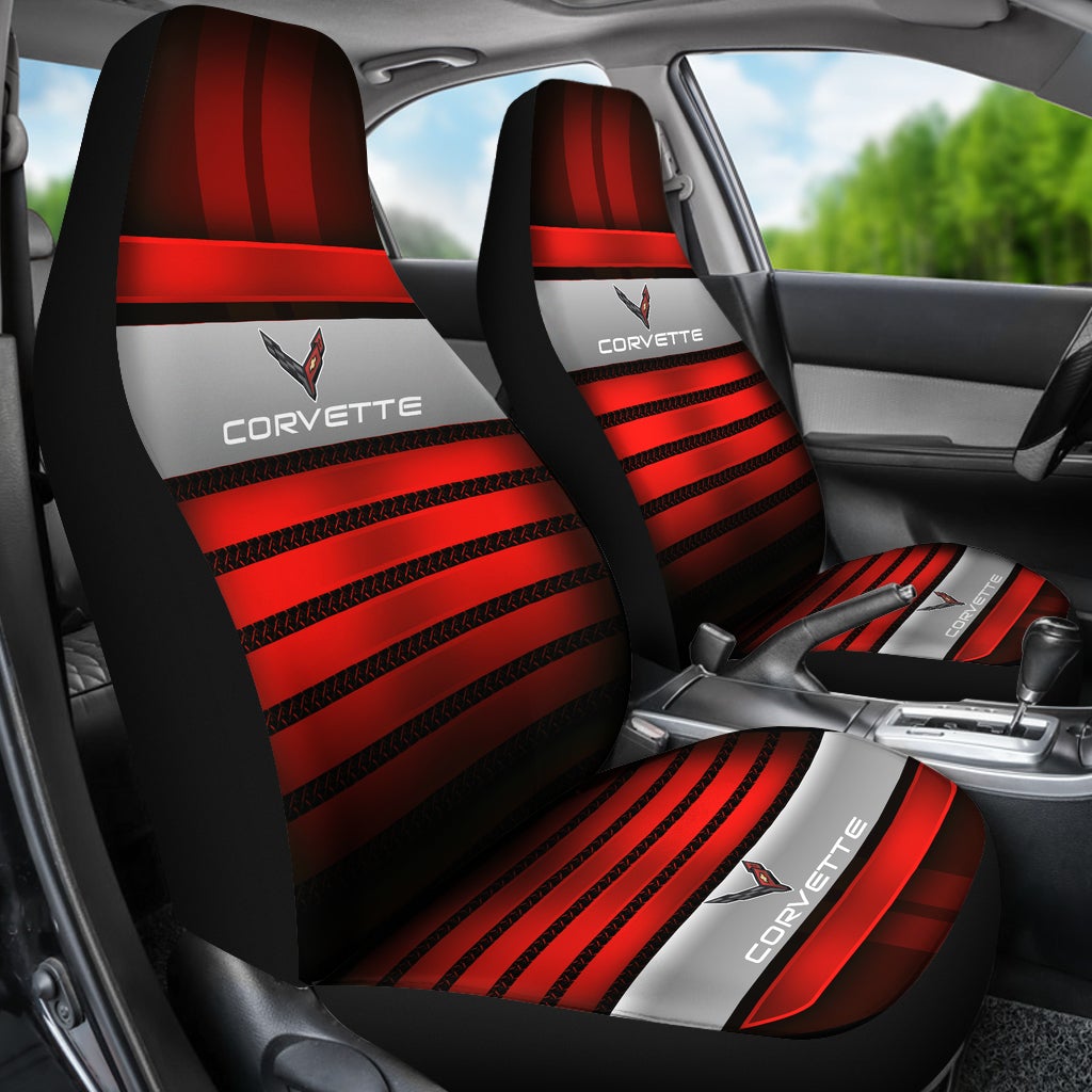 2 Front Corvette C8 Seat Covers - Famjoys 2 Front Corvette C8 Seat Covers - Famjoys