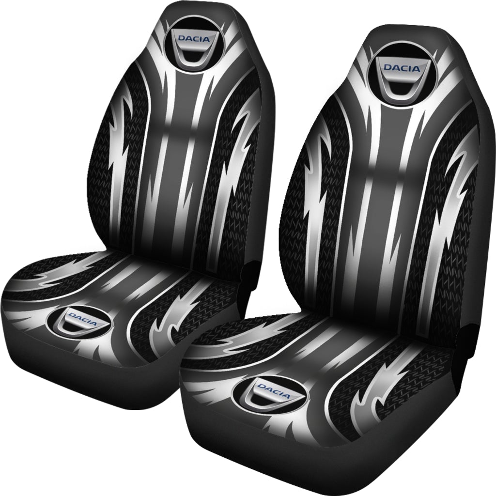 2 Front Dacia Seat Covers Grey - Famjoys 2 Front Dacia Seat Covers Grey - Famjoys