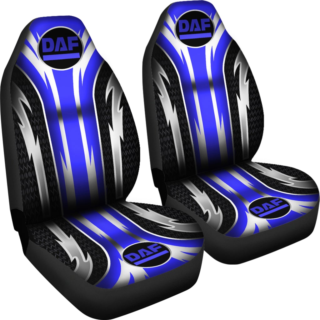 2 Front DAF Trucks Seat Covers Blue - Famjoys 2 Front DAF Trucks Seat Covers Blue - Famjoys