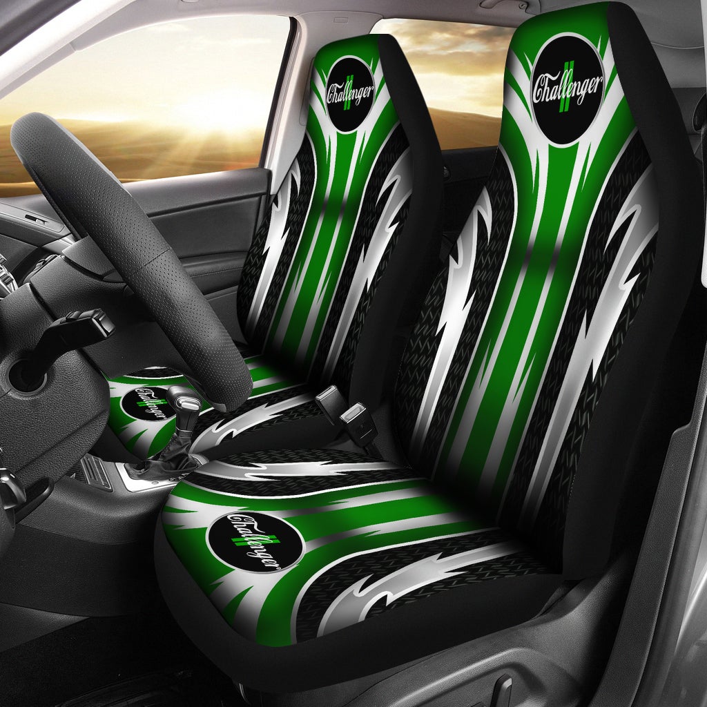 2 Front Dodge Challenger Seat Covers Green - Famjoys 2 Front Dodge Challenger Seat Covers Green - Famjoys