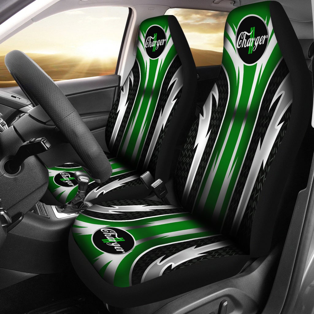 2 Front Dodge Charger Seat Covers Green - Famjoys 2 Front Dodge Charger Seat Covers Green - Famjoys