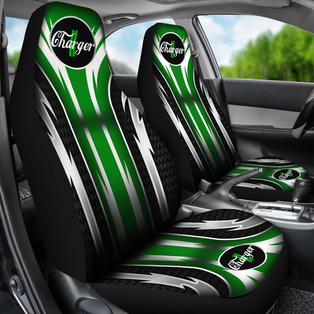 2 Front Dodge Charger Seat Covers Green - Famjoys 2 Front Dodge Charger Seat Covers Green - Famjoys
