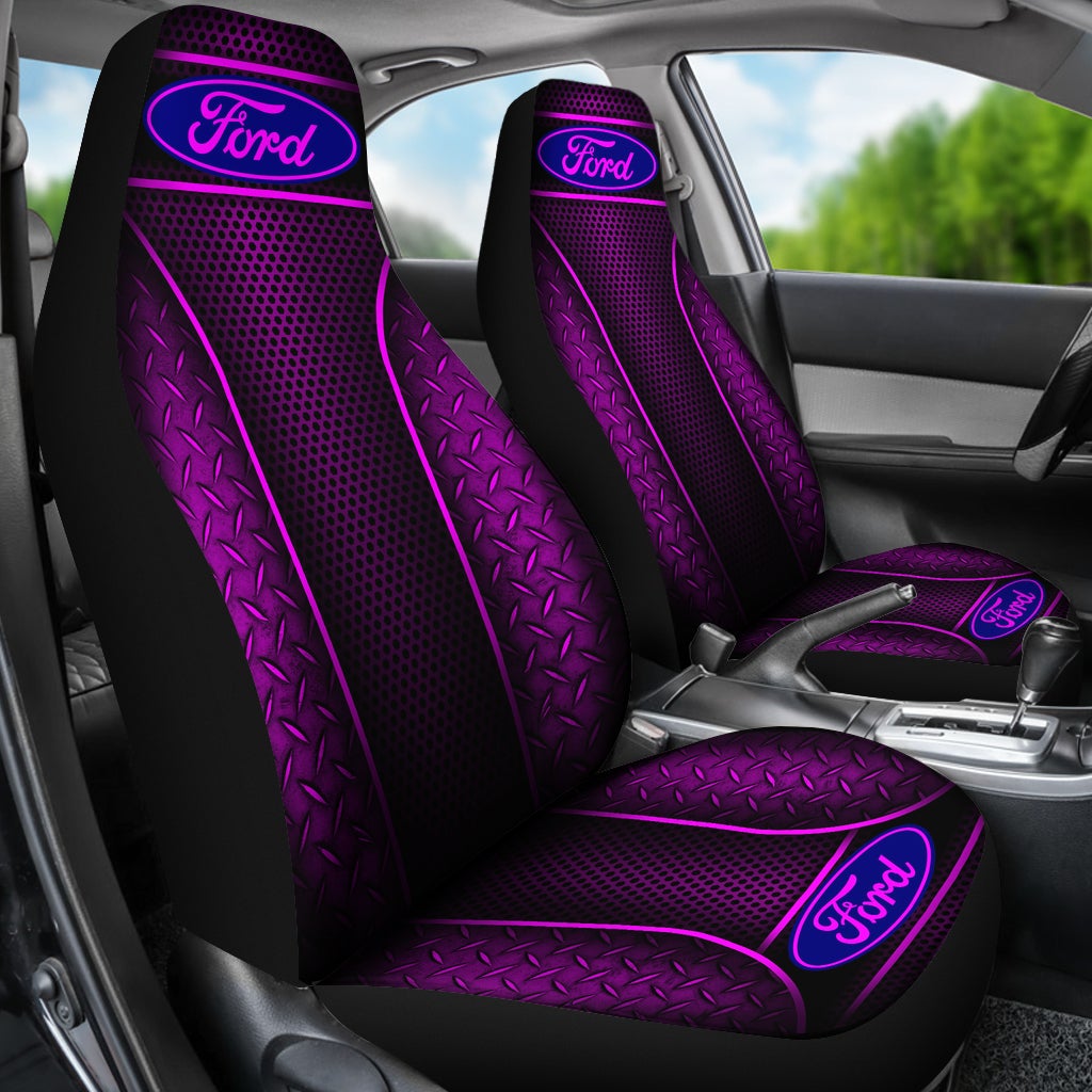 2 Front Ford Seat Covers Pink - Famjoys 2 Front Ford Seat Covers Pink - Famjoys