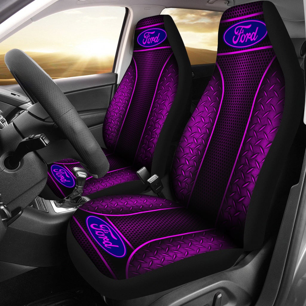 2 Front Ford Seat Covers Pink - Famjoys 2 Front Ford Seat Covers Pink - Famjoys