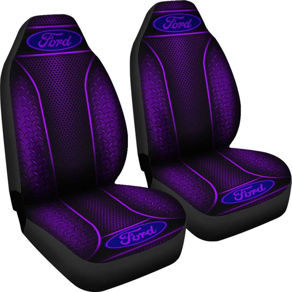 2 Front Ford Seat Covers Purple - Famjoys 2 Front Ford Seat Covers Purple - Famjoys