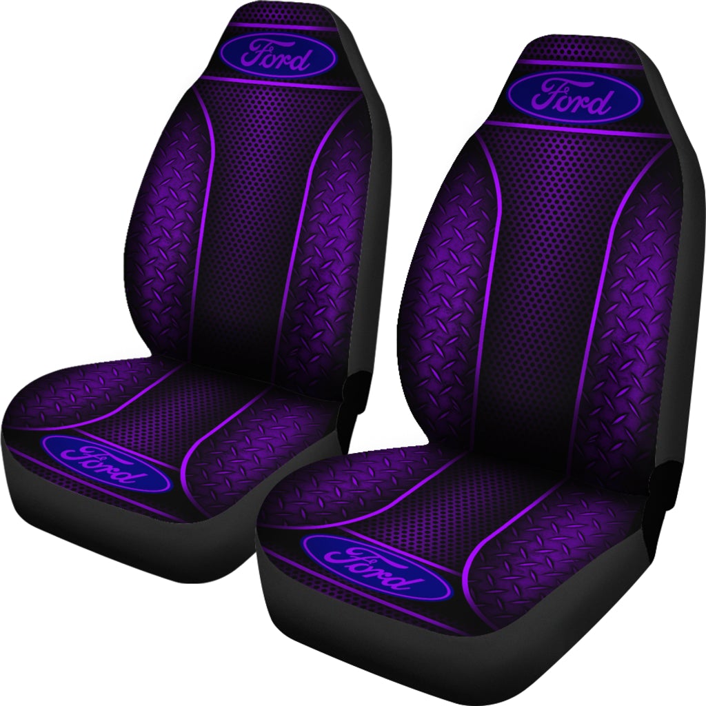 2 Front Ford Seat Covers Purple - Famjoys 2 Front Ford Seat Covers Purple - Famjoys