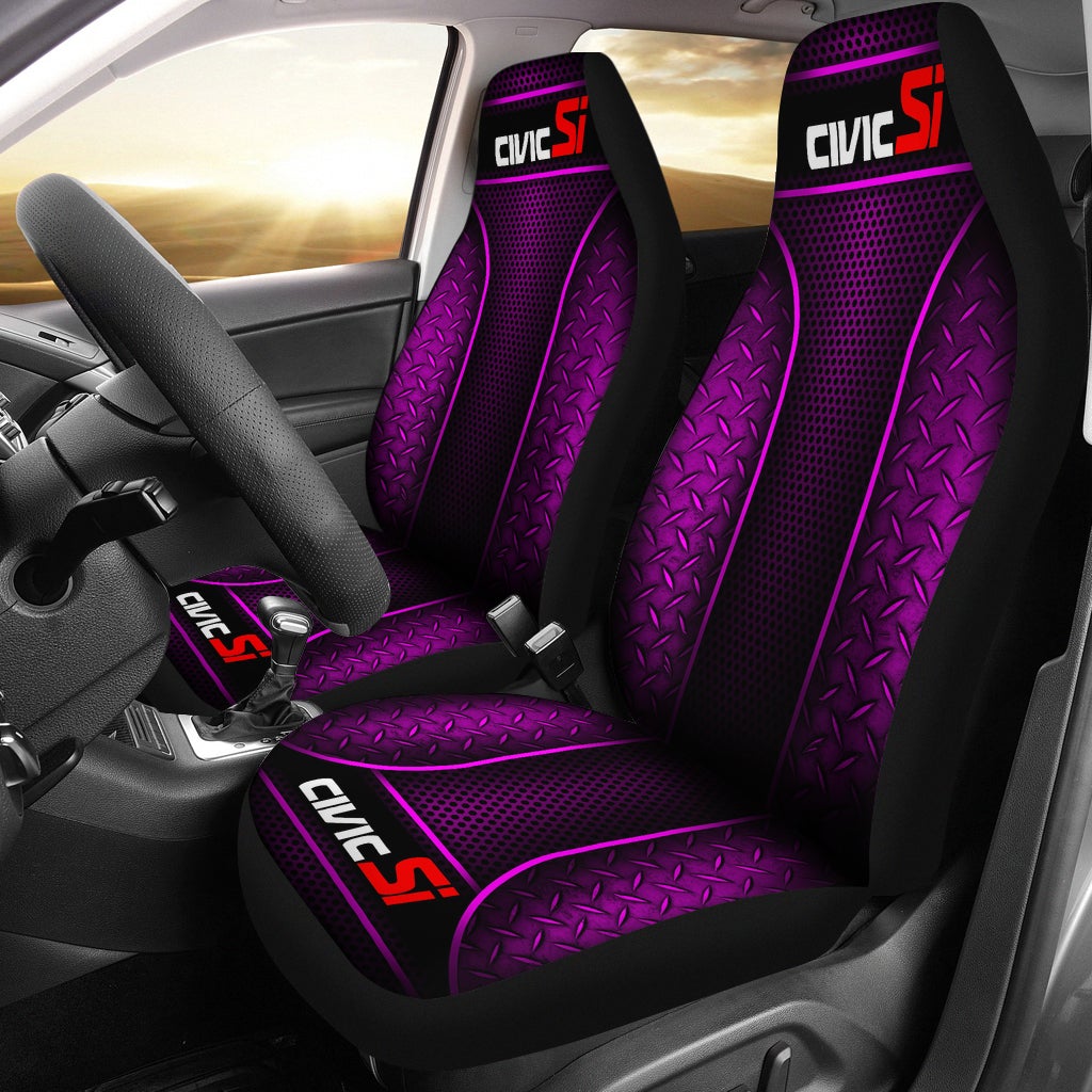 2 Front Honda Civic Si Seat Covers Pink - Famjoys 2 Front Honda Civic Si Seat Covers Pink - Famjoys