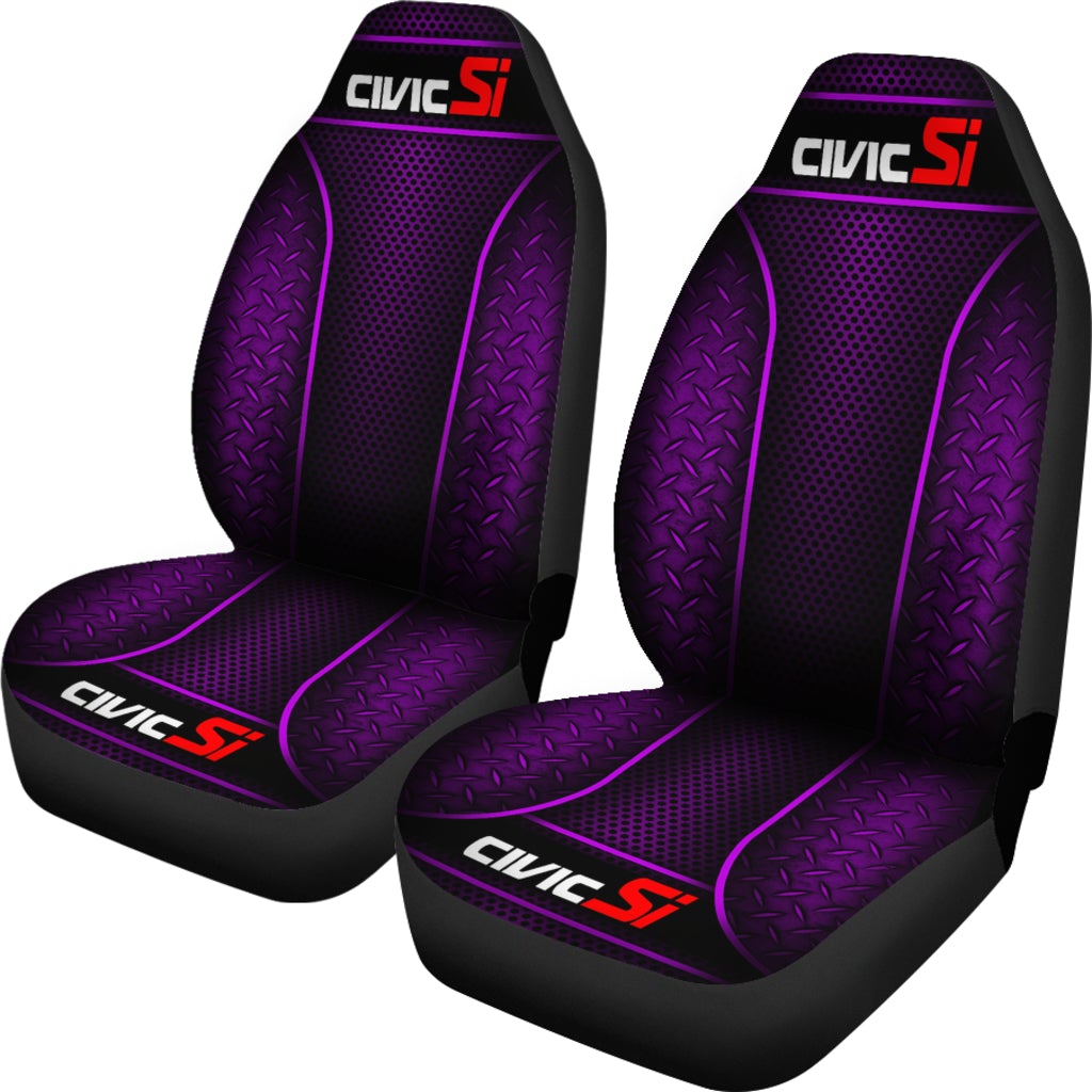 2 Front Honda Civic Si Seat Covers Purple - Famjoys 2 Front Honda Civic Si Seat Covers Purple - Famjoys