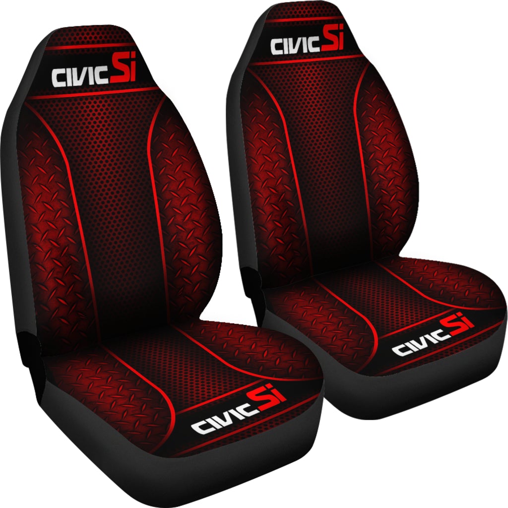 2 Front Honda Civic Si Seat Covers Red - Famjoys 2 Front Honda Civic Si Seat Covers Red - Famjoys