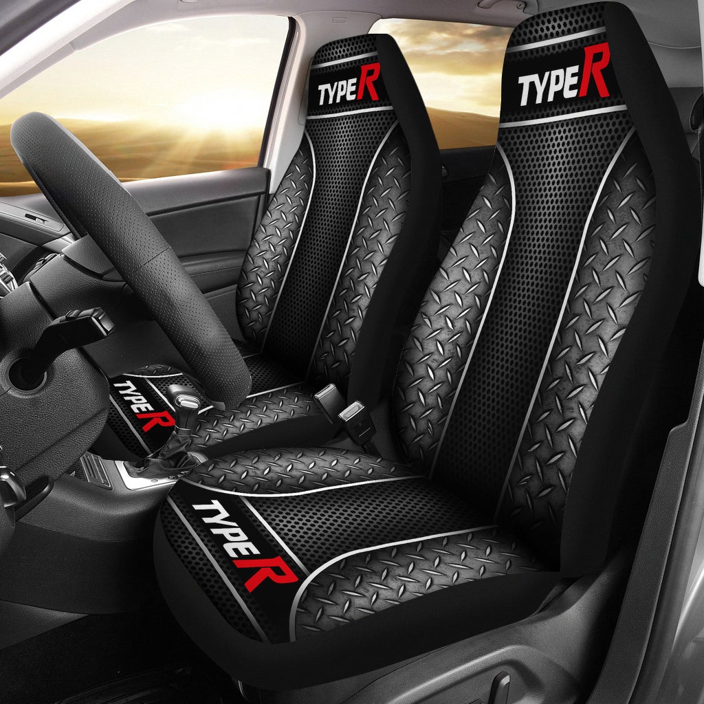 2 Front Honda Type R Seat Covers - Famjoys 2 Front Honda Type R Seat Covers - Famjoys