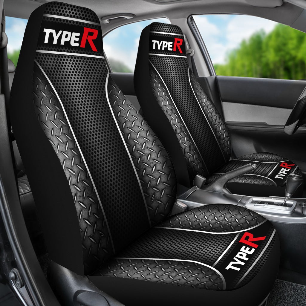 2 Front Honda Type R Seat Covers - Famjoys 2 Front Honda Type R Seat Covers - Famjoys