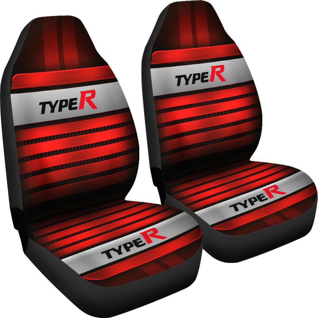 2 Front Honda Type R Seat Covers Red
