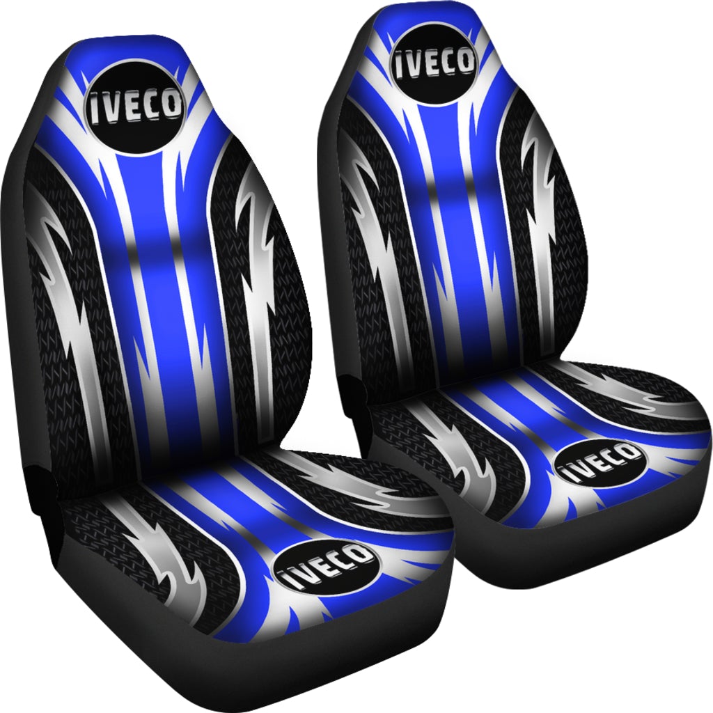 2 Front Iveco Seat Covers Blue - Famjoys 2 Front Iveco Seat Covers Blue - Famjoys