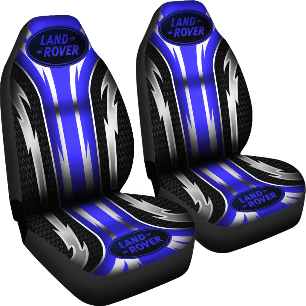 2 Front Land Rover Seat Covers Blue - Famjoys 2 Front Land Rover Seat Covers Blue - Famjoys