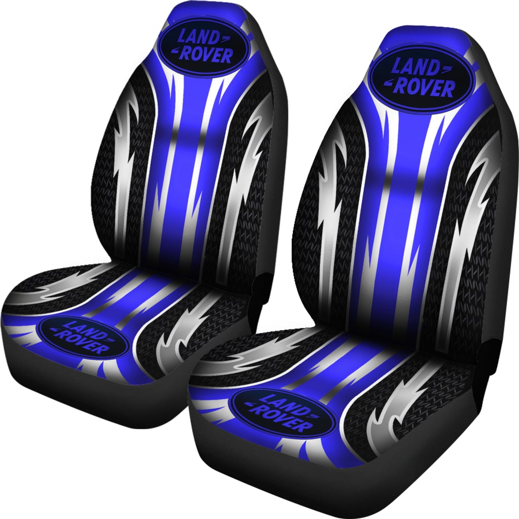 2 Front Land Rover Seat Covers Blue - Famjoys 2 Front Land Rover Seat Covers Blue - Famjoys