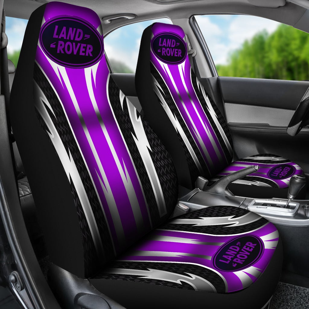 2 Front Land Rover Seat Covers Purple - Famjoys 2 Front Land Rover Seat Covers Purple - Famjoys