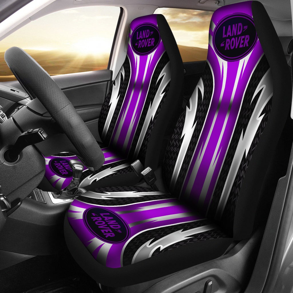 2 Front Land Rover Seat Covers Purple - Famjoys 2 Front Land Rover Seat Covers Purple - Famjoys