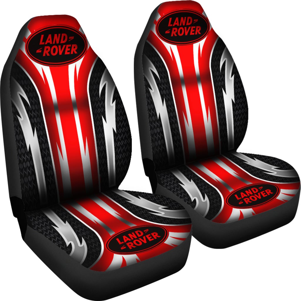 2 Front Land Rover Seat Covers Red - Famjoys 2 Front Land Rover Seat Covers Red - Famjoys