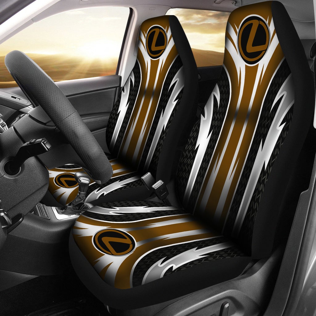 2 Front Lexus Seat Covers Brown - Famjoys 2 Front Lexus Seat Covers Brown - Famjoys