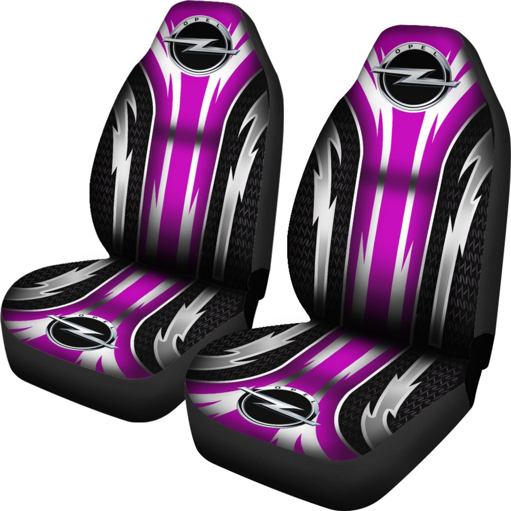 2 Front Opel Seat Covers Pink