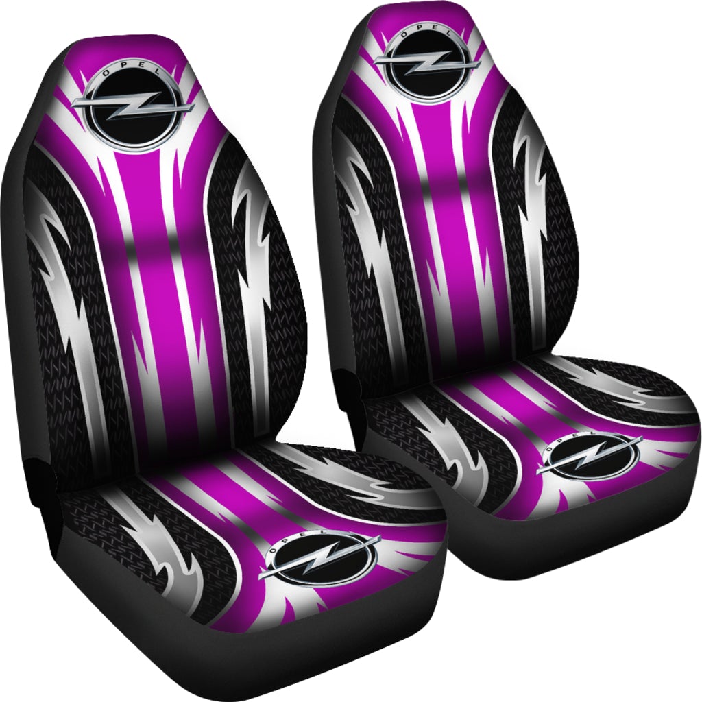 2 Front Opel Seat Covers Pink