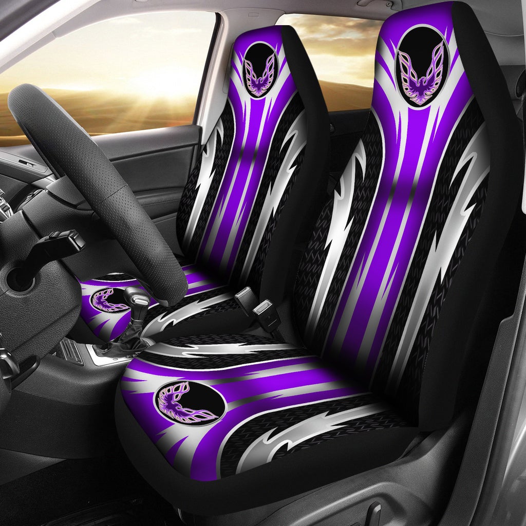 2 Front Pontiac Firebird Seat Covers Purple - Famjoys 2 Front Pontiac Firebird Seat Covers Purple - Famjoys