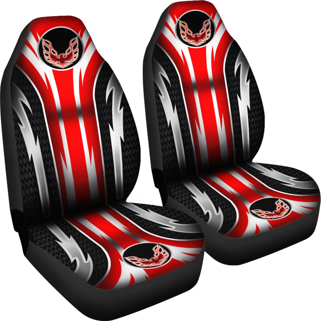 2 Front Pontiac Firebird Seat Covers Red - Famjoys 2 Front Pontiac Firebird Seat Covers Red - Famjoys