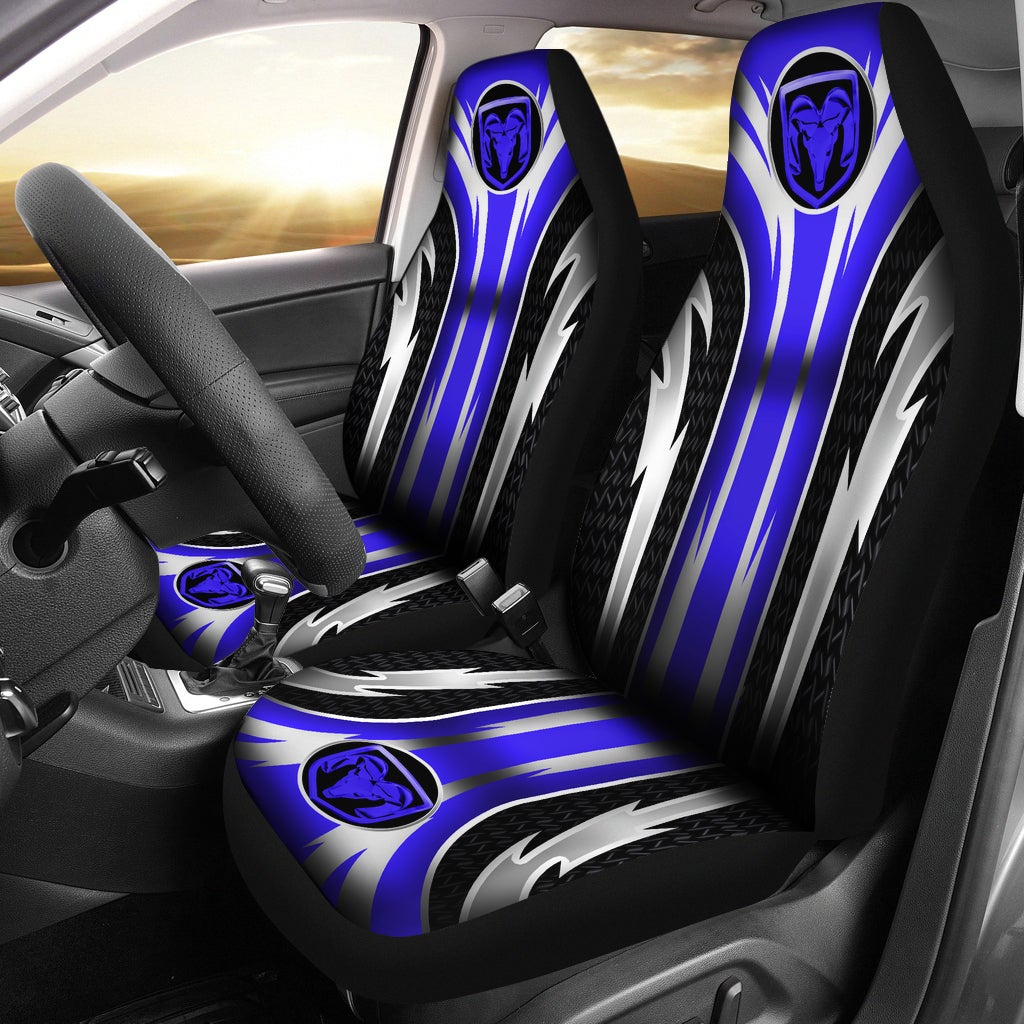 2 Front RAM Seat Covers Blue - Famjoys 2 Front RAM Seat Covers Blue - Famjoys