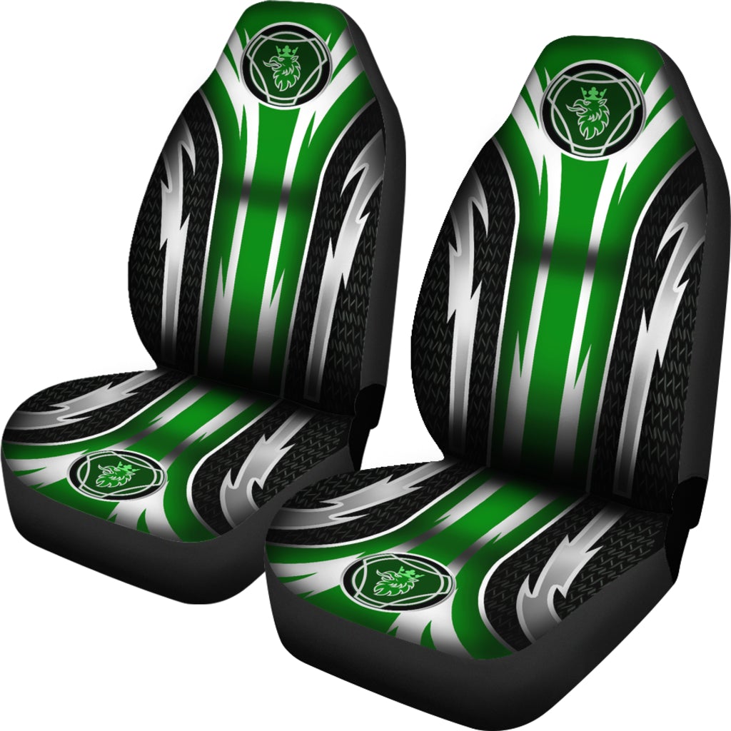 2 Front Scania Seat Covers Green - Famjoys 2 Front Scania Seat Covers Green - Famjoys