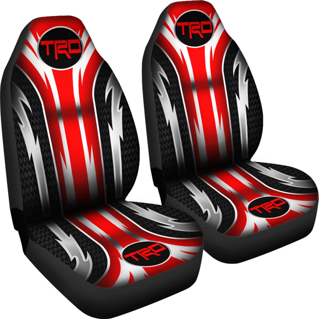 2 Front TRD Seat Covers Red - Famjoys 2 Front TRD Seat Covers Red - Famjoys