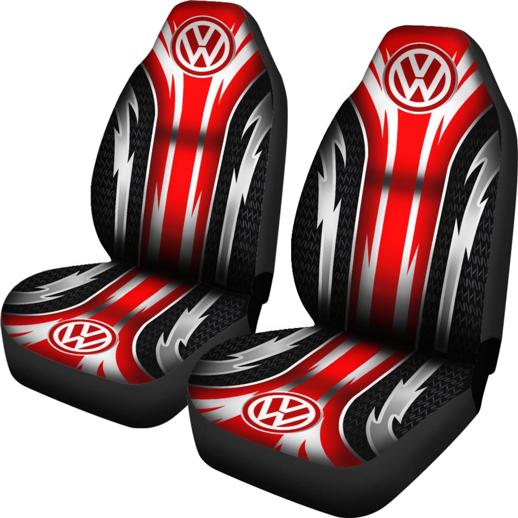 2 Front Volkswagen Seat Covers Red - Famjoys 2 Front Volkswagen Seat Covers Red - Famjoys