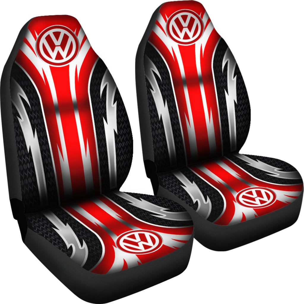 2 Front Volkswagen Seat Covers Red - Famjoys 2 Front Volkswagen Seat Covers Red - Famjoys
