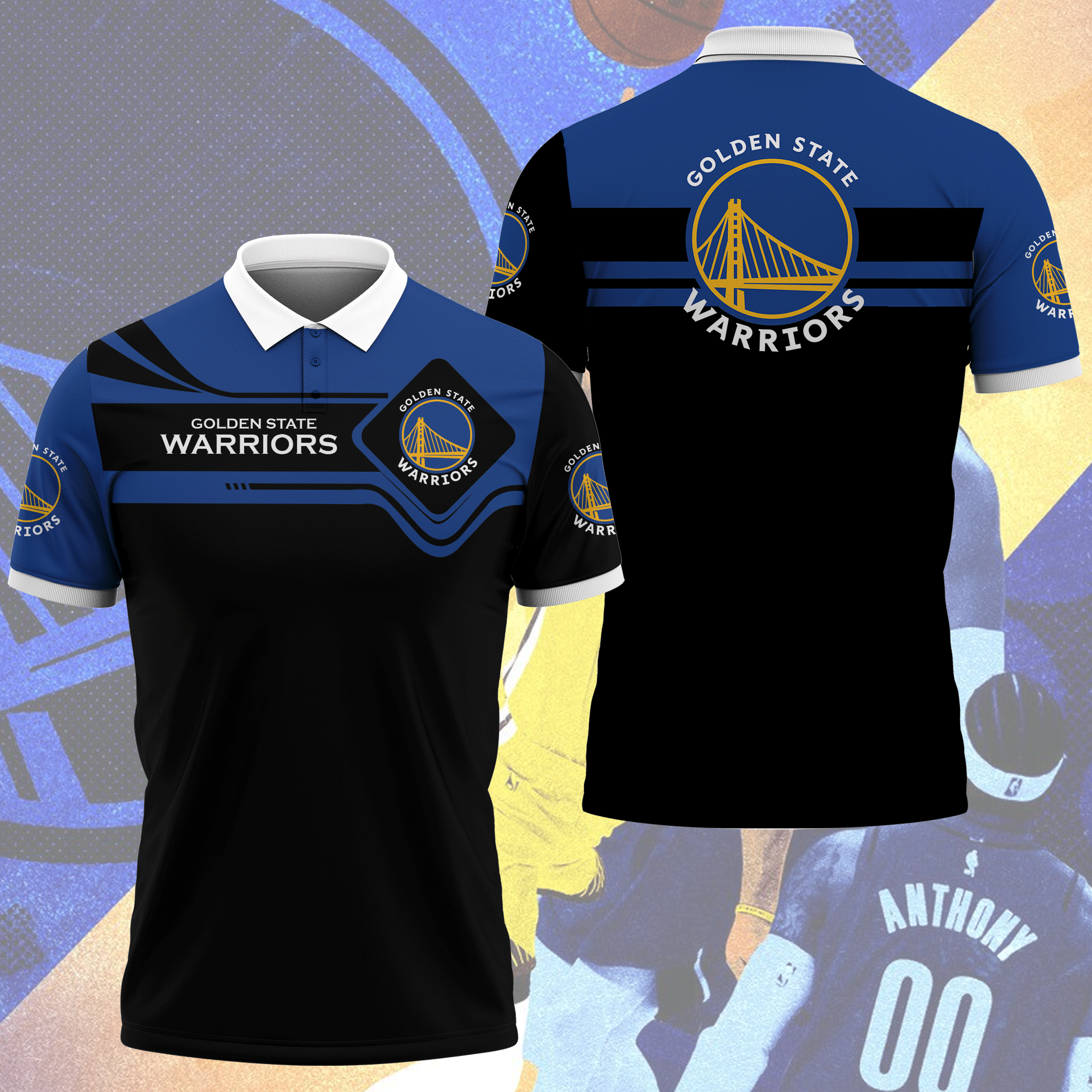 2022 Golden State Warriors Polo Shirt - Famjoys 2022 Golden State Warriors Polo Shirt - Famjoys